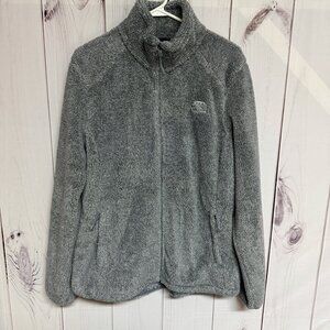 The North Face Osito Gray Fleece Jacket Women’s XL Soft Plush EUC‎